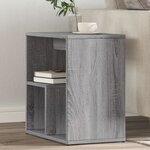 vidaXL Tables d'appoint 2 Pièces sonoma gris 50x30x50cm bois d'ingénierie