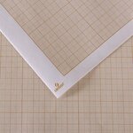 Bloc de papier millimétré  A4  90 g  bistre  50 feuilles CANSON