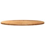 vidaXL Dessus de table 140x60x4 cm bois de chêne massif ovale