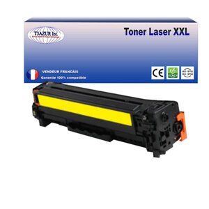 T3AZUR - Toner compatible avec Canon 045H pour Canon LBP-611Cn  LBP-613Cdw  LBP-621Cw  LBP-623Cdw Jaune- 2 500p