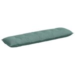 vidaXL Coussin de Dos Vert Mer 180 x 50 cm Tissu en velours côtelé