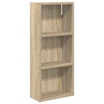 vidaXL Armoire murale de salle de bain Chêne Sonoma 30 x 14 x 70 cm
