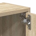 vidaXL Bibliothèque chêne sonoma 40x24x77 cm bois d'ingénierie