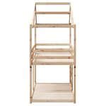 vidaXL Lit superposé sans matelas 90x200 cm bois de pin massif