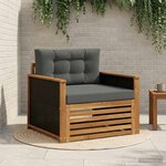 vidaXL Sofa de milieu extérieur Naturel