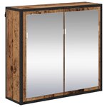 vidaXL Ensemble de mobilier de salle de bain 2 Pièces Bois Ancien