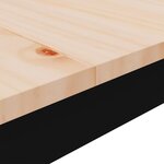 vidaXL Table de salle à manger / Table de repas Naturel