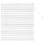 vidaXL Stores vénitiens Blanc 130 x 115 cm Aluminium