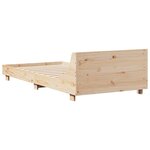 vidaXL Cadre de lit sans matelas 75x190 cm bois de pin massif