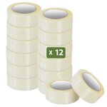 Rouleaux ruban adhésifs transparent 100 M