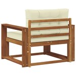 vidaXL Sofa de milieu extérieur Naturel