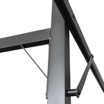 vidaXL Pergola avec toit rétractable crème 589x292x230 cm