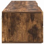 vidaXL Cabinet en Bois Chêne fumé 150 x 39 x 30 cm Bois d'ingénierie