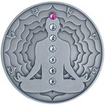 Monnaie SAHASRARA Chakra 2 Oz Argent 2000 Francs Cameroon 2021