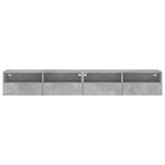 vidaXL Meubles TV muraux 2Pièces gris béton 100x30x30cm bois d'ingénierie