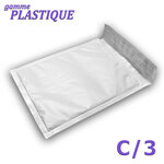 Lot de 10 enveloppes à bulles plastique c/3 format 140x215 mm