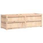 vidaXL Jardinière 150x50x50 cm bois de pin massif