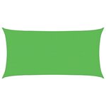 vidaXL Voile d'ombrage 160 g/m² Vert clair 4x7 m PEHD
