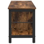 vidaXL Étagère Chêne fumé 102 x 32 x 40 5 cm Bois d'ingénierie