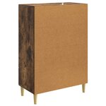 vidaXL Buffet Chêne fumé 66 x 34 5 x 95 cm Bois d'ingénierie