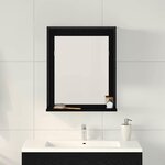 vidaXL Miroir Chêne noir 50 x 12 x 60 cm Verre et Bois Ingénierie