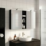 vidaXL Ensemble de Meubles de Salle de Bain 3 Pièces 120 x 14 5 x 70 cm