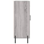 vidaXL Buffet sonoma gris 69 5x34x90 cm bois d'ingénierie