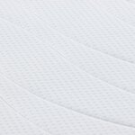 vidaXL Matelas Blanc 140 x 190 cm Mousse