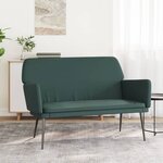 vidaXL Banc Vert foncé 108x79x79 cm Velours