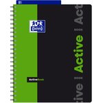 Cahier Polypro ACTIVEBOOK 160 P 90G 24x29.7 cm Quadrillé 5x5 coloris aléatoire OXFORD