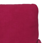vidaXL Canapés avec coussin 110cm Bordeaux Contreplaqué