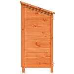 vidaXL Abri de jardin Marron 59 x 56 x 113 5 cm Bois d'ingénierie