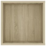 vidaXL Meuble TV mural Chêne sonoma 102x35x35 cm Bois d’ingénierie