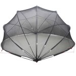 vidaXL Dôme de piscine Noir 472 x 460 x 229 cm