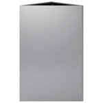 vidaXL Jardinières 2 Pièces triangulaire 50x43x75 cm acier galvanisé