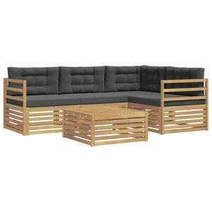 vidaXL Ensemble de canapés d'extérieur 5 pc