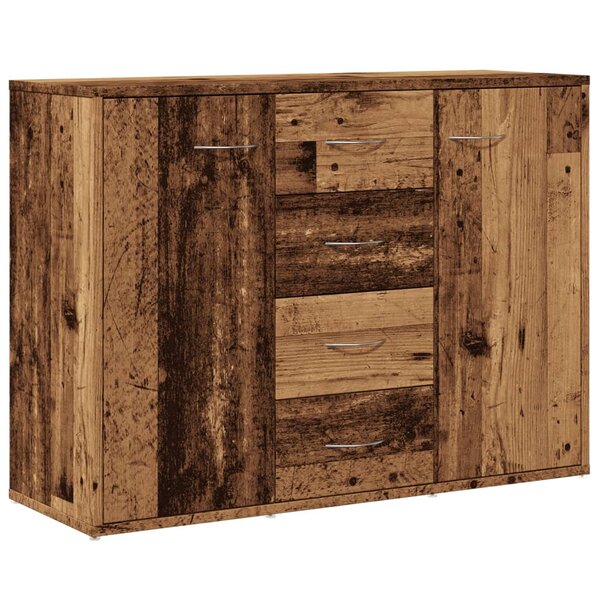 vidaXL Buffet vieux bois 88x30x64 cm bois d'ingénierie
