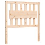 vidaXL Cadre de lit sans matelas 90x200 cm bois de pin massif