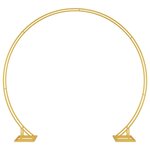 vidaXL Arche de mariage Doré 220 x 45 x 200 cm Acier