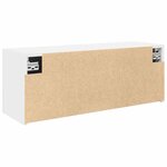 vidaXL Armoire murale de bain blanc 80x25x30 cm bois d'ingénierie