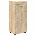 vidaXL Cabinet de salle de bain TULUM Chêne sonoma 37 x 31.5 x 82 cm