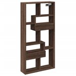vidaXL Armoire murale chêne marron 50x15x100 cm bois d'ingénierie