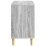 vidaXL Buffet Sonoma gris 89 x 34 5 x 60 cm Bois d'ingénierie