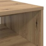 vidaXL Table basse Chêne artisanal 60 x 50 x 40 cm Bois d'ingénierie