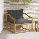vidaXL Sofa de milieu extérieur Polyester Blanc