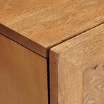 vidaXL Cabinet de salle de bain Marron clair 38 x 33.5 x 160 cm