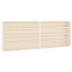 vidaXL Vitrine de collection en bois avec portes 100x8 5x37 cm