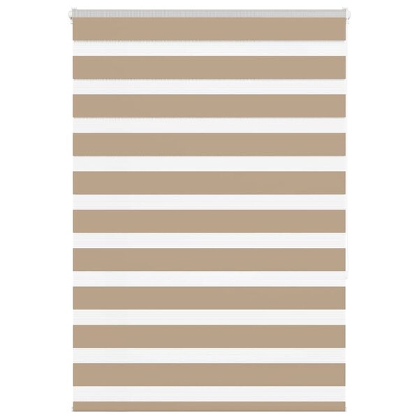 vidaXL Store zèbre marron sable largeur du tissu 105 9 cm polyester