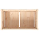 vidaXL Jardinière d'extérieur 90x50x50 cm bois de pin massif
