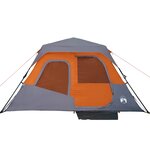 vidaXL Tente familiale 6 personnes libération rapide imperméable